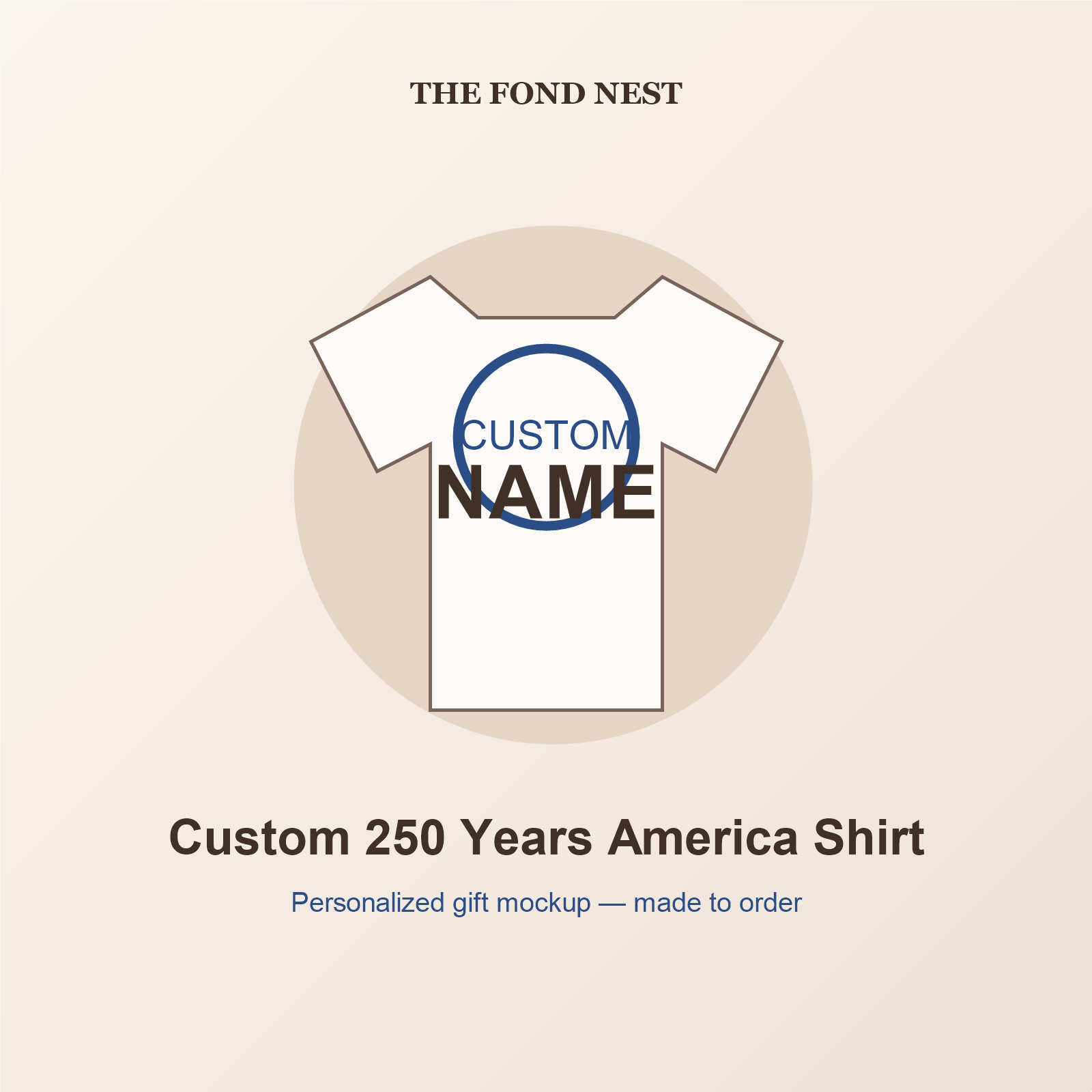 Custom 250 Years America Shirt