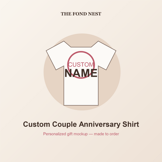 Custom Couple Anniversary Shirt