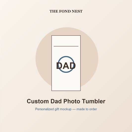 Custom Dad Photo Tumbler