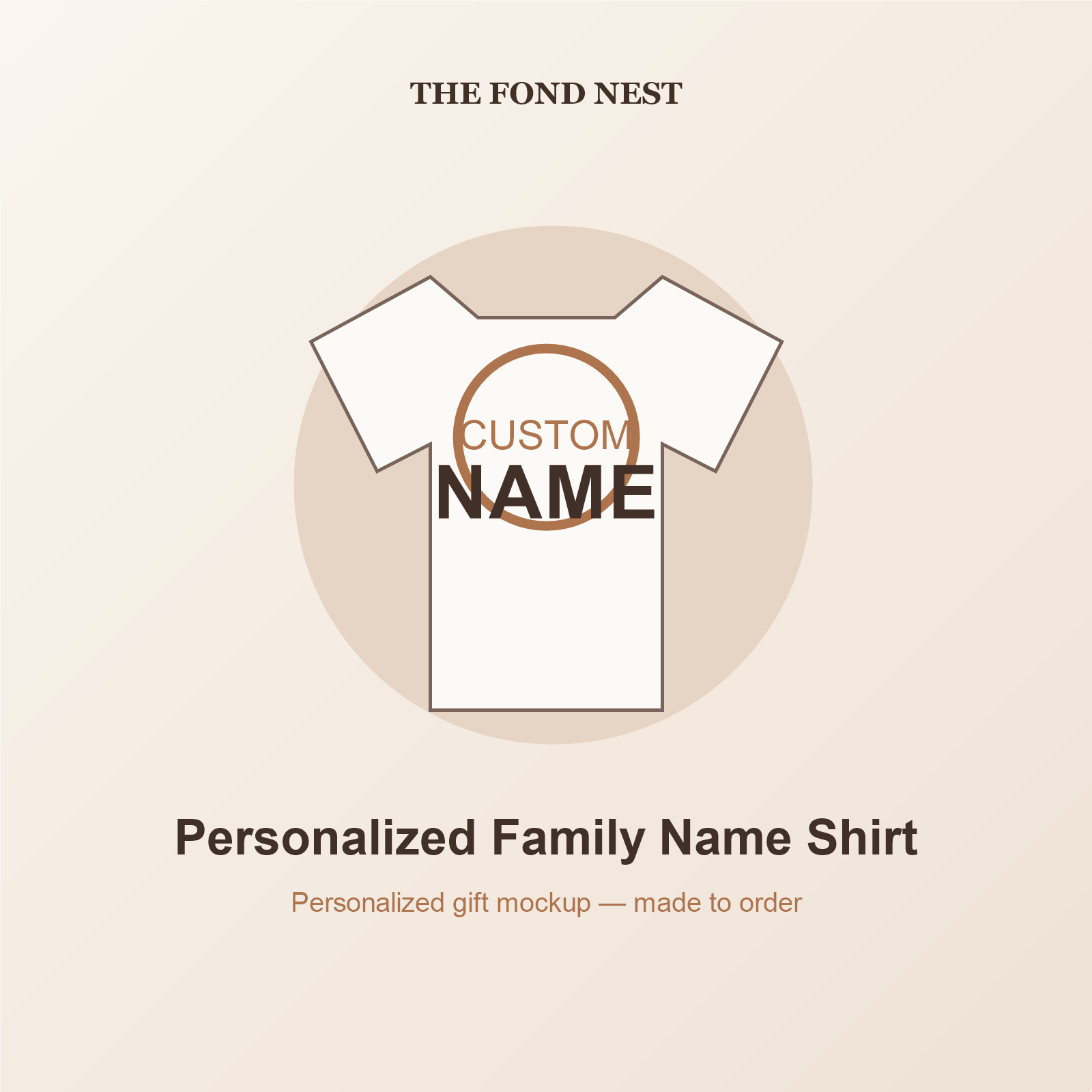 Personalized Family Name Shirt