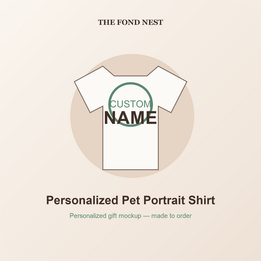Personalized Pet Portrait Shirt